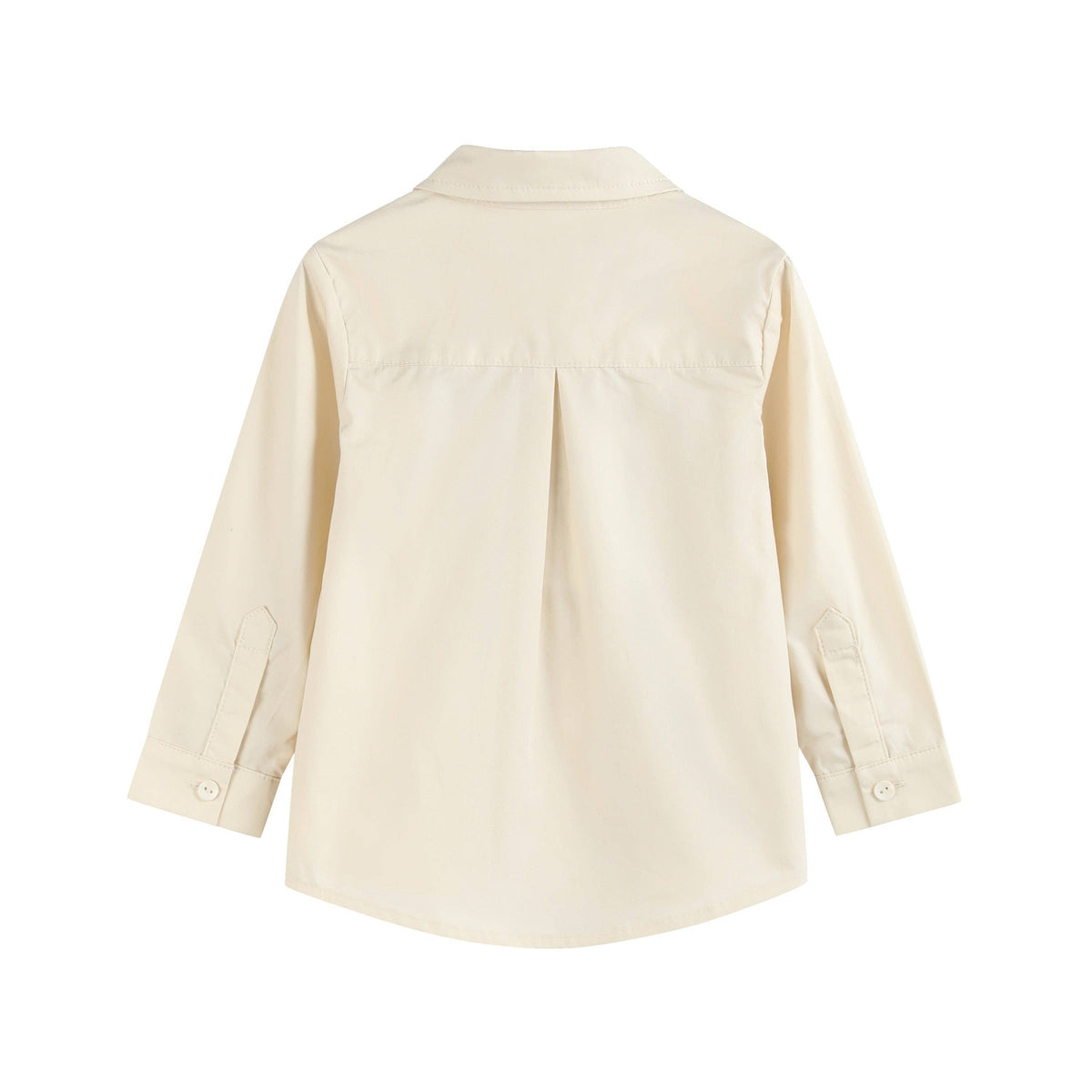 Sand Beige Reindeer Dress Shirt