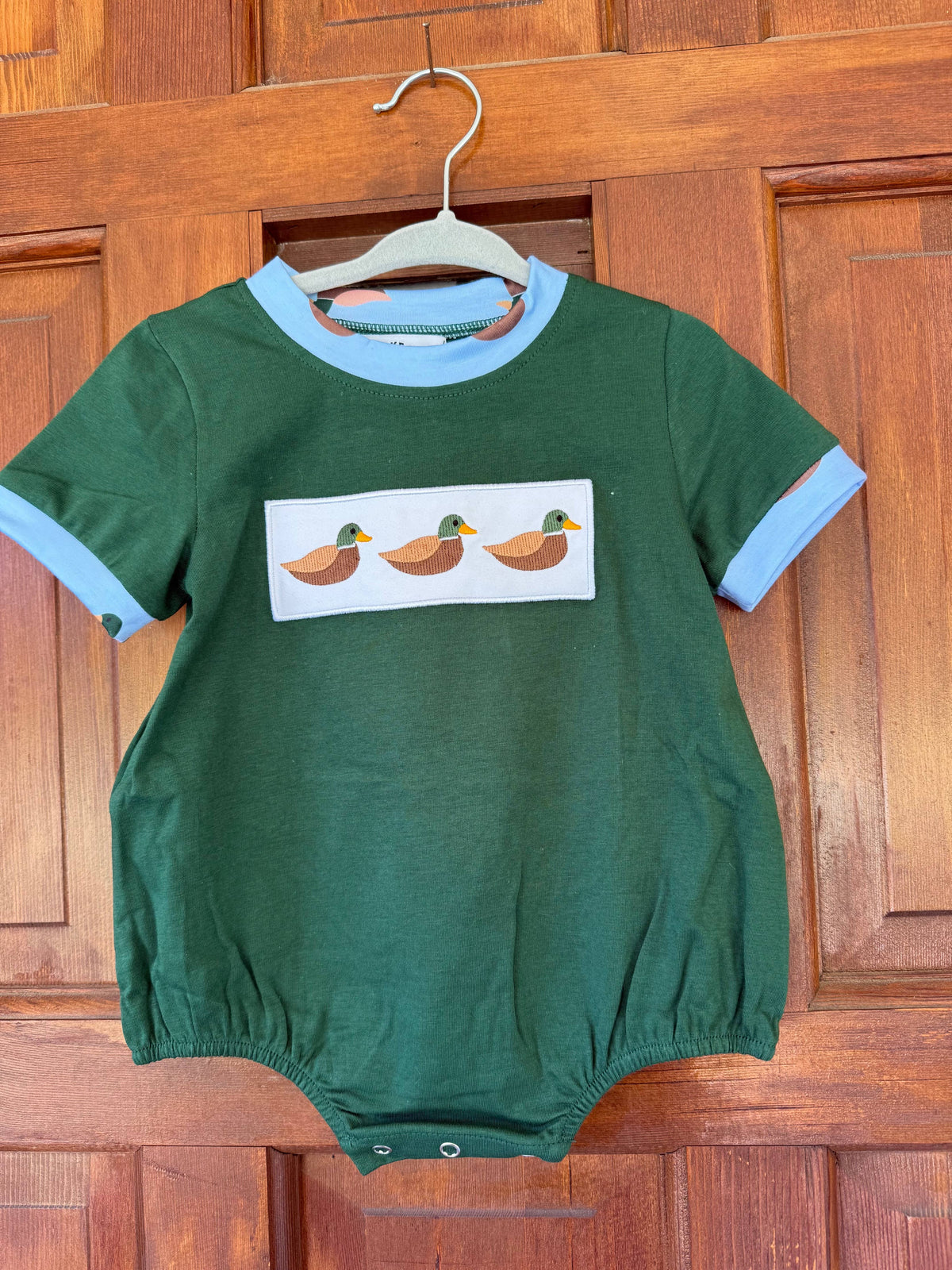 Dark Green & Blue Mallards: Boys Bubble